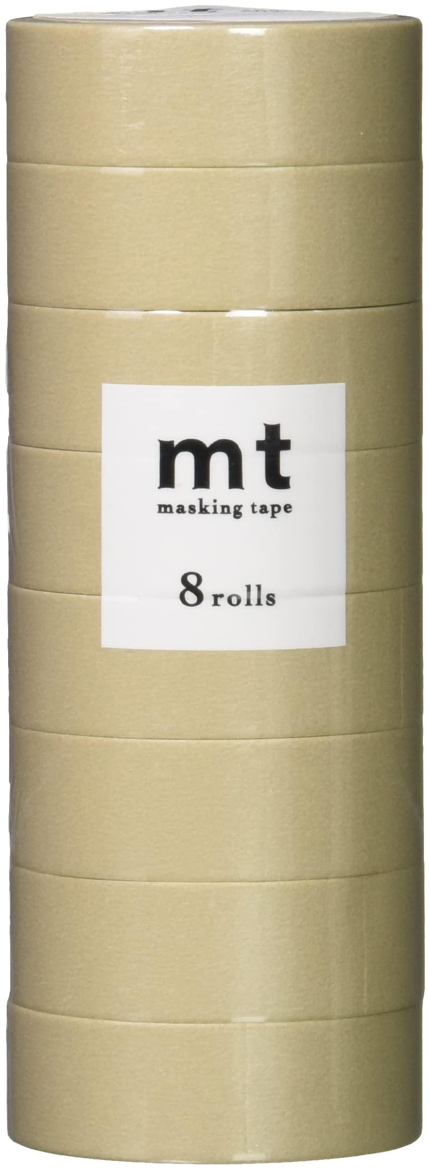 

Kamoi Kakoshi mt Masking 8 15mm Wide x 7m 200 MT08P200R Tape, Packs, Long, Pieces, Beige, бежевый