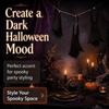Upside Down Felt Bat Hanging Ornament Gothic Realistic Halloween Bat Pendant 3D Wing Decorative Bat Craft Decor Window Scene