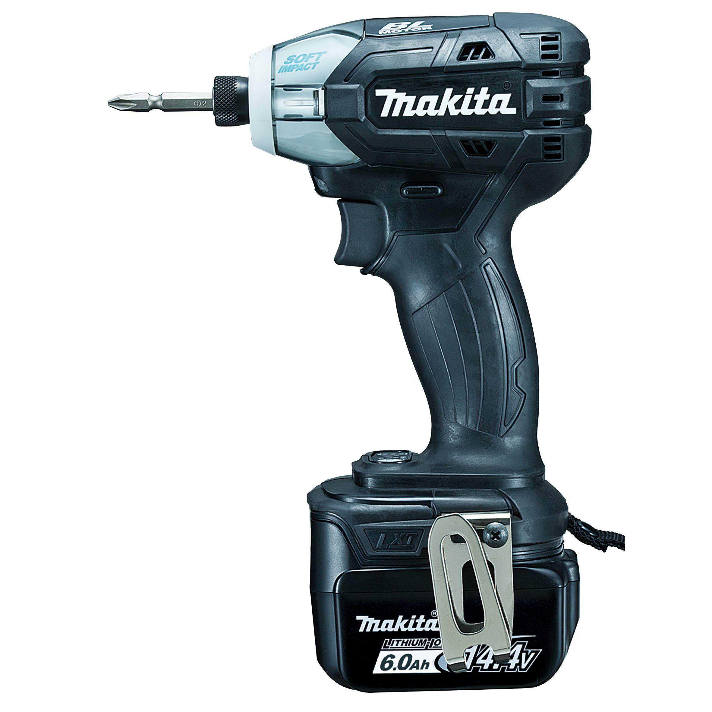

Makita Soft Impact Driver TS131 Black Torque 40Nm 6Ah 2 Batteries and Charger Included TS131DRGXB (14.4V) чорний