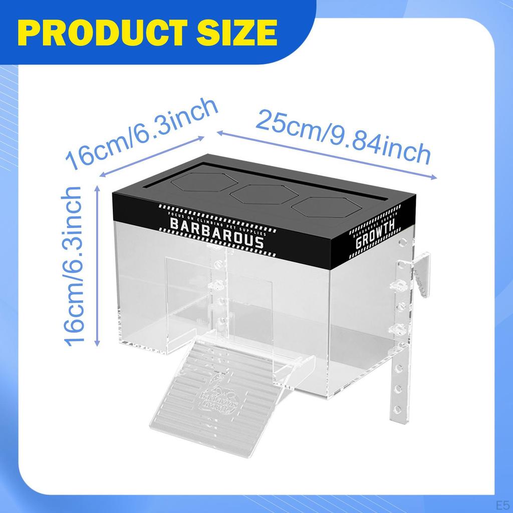 Aquatic Turtle Basking Area with Lid and Dock Setup