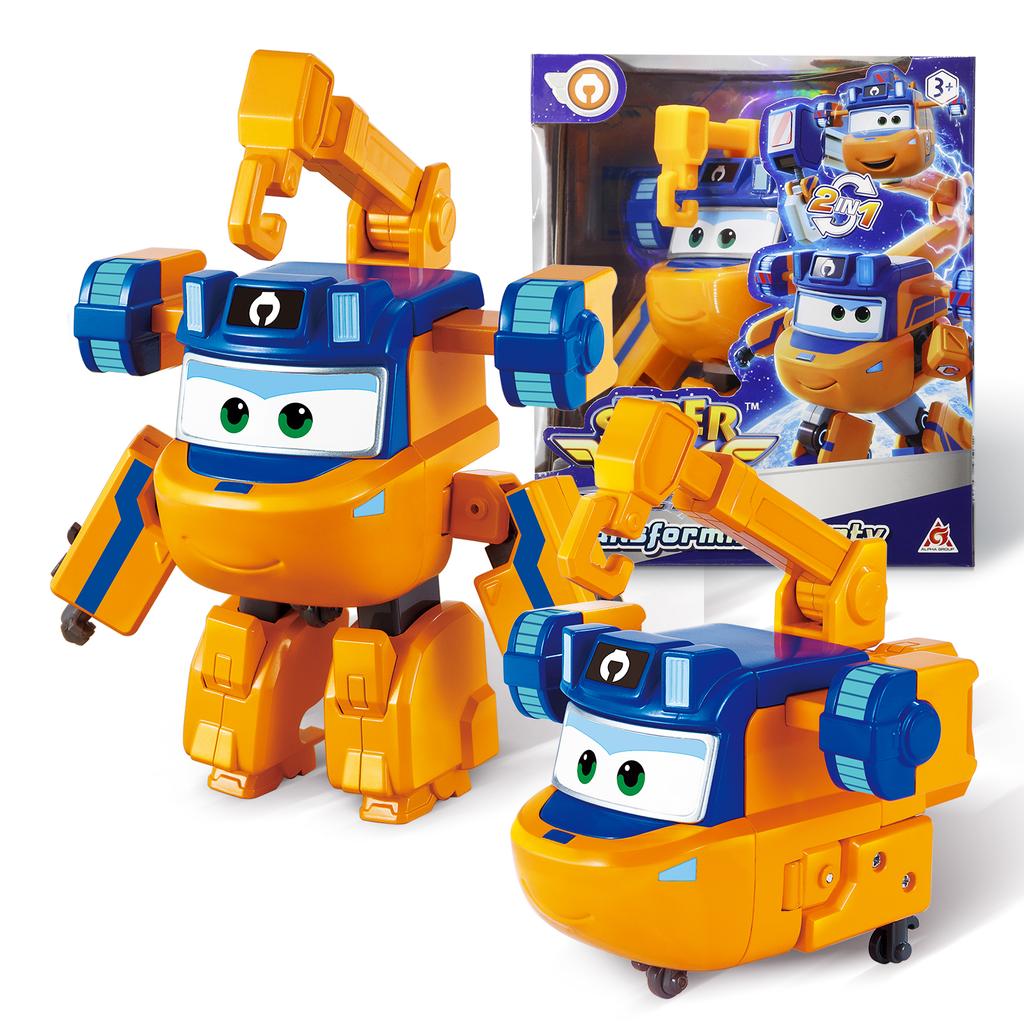 Super Wings S8 NOU Dizzy 5 Inch Transformabil Transformare de la Avion la Robot în 10 Pași Figurine de Acțiune cu Deformare Jucării pentru Copii