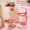 Suction Cup Trash Can Strong Load-bearing Large Capacity Easy To Install Wall