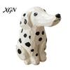 Artistic Wood Craft Gift Handmade Dalmatian Dog Wooden Ornament, Hand Carved Basswood Niche for Her Animal Figurine, Creative Sculpture Home
