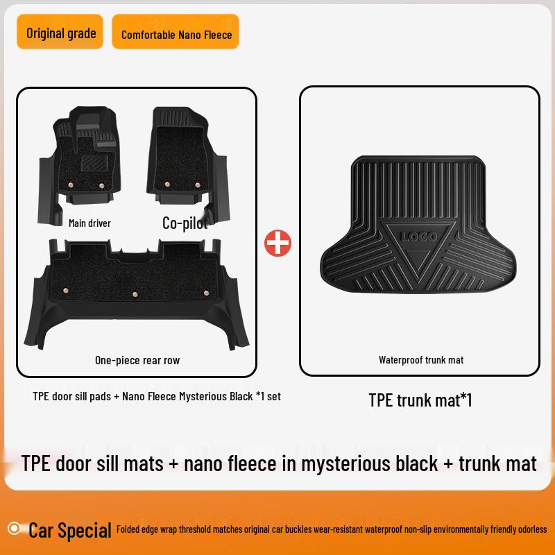 TPE Full-Coverage Floor Mats for 26 Dongfeng Nissan Teana Models