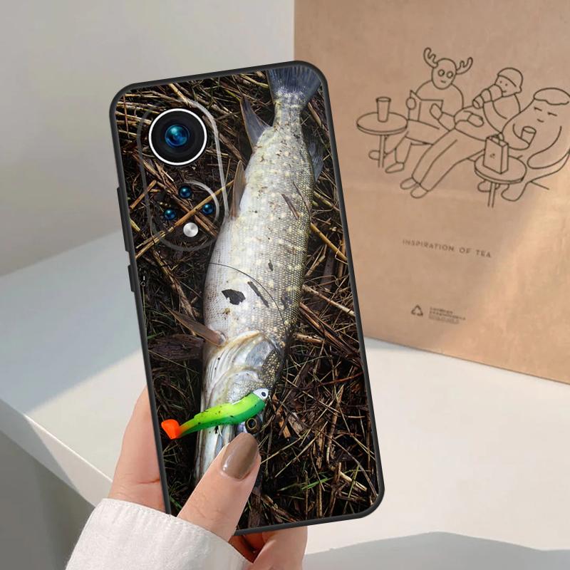 Pike Fish Fishing Bait For Honor Magic 8 Pro 7 6 5 Lite Case For Honor Win RT 200 400 50 70 90 X8b X9a X9b X9c X9d