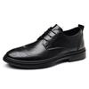 2025 New Spring Men's Shoes Business Casual British Block Leather Shoes Men's Wedding Shoes Douyin Live