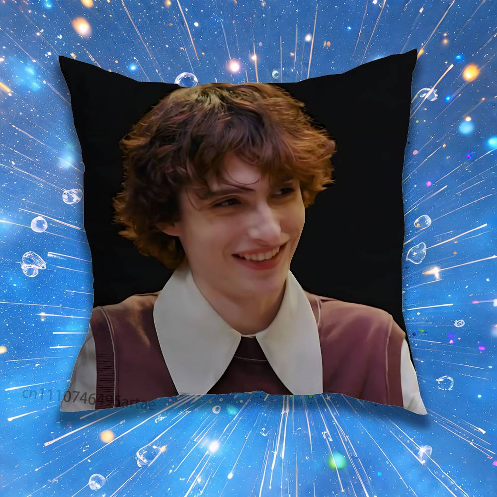 Finn Wolfhard Stranger Pillow for Sofa Seat Chair DecorativeModern Home Decor Print Throw Cushion