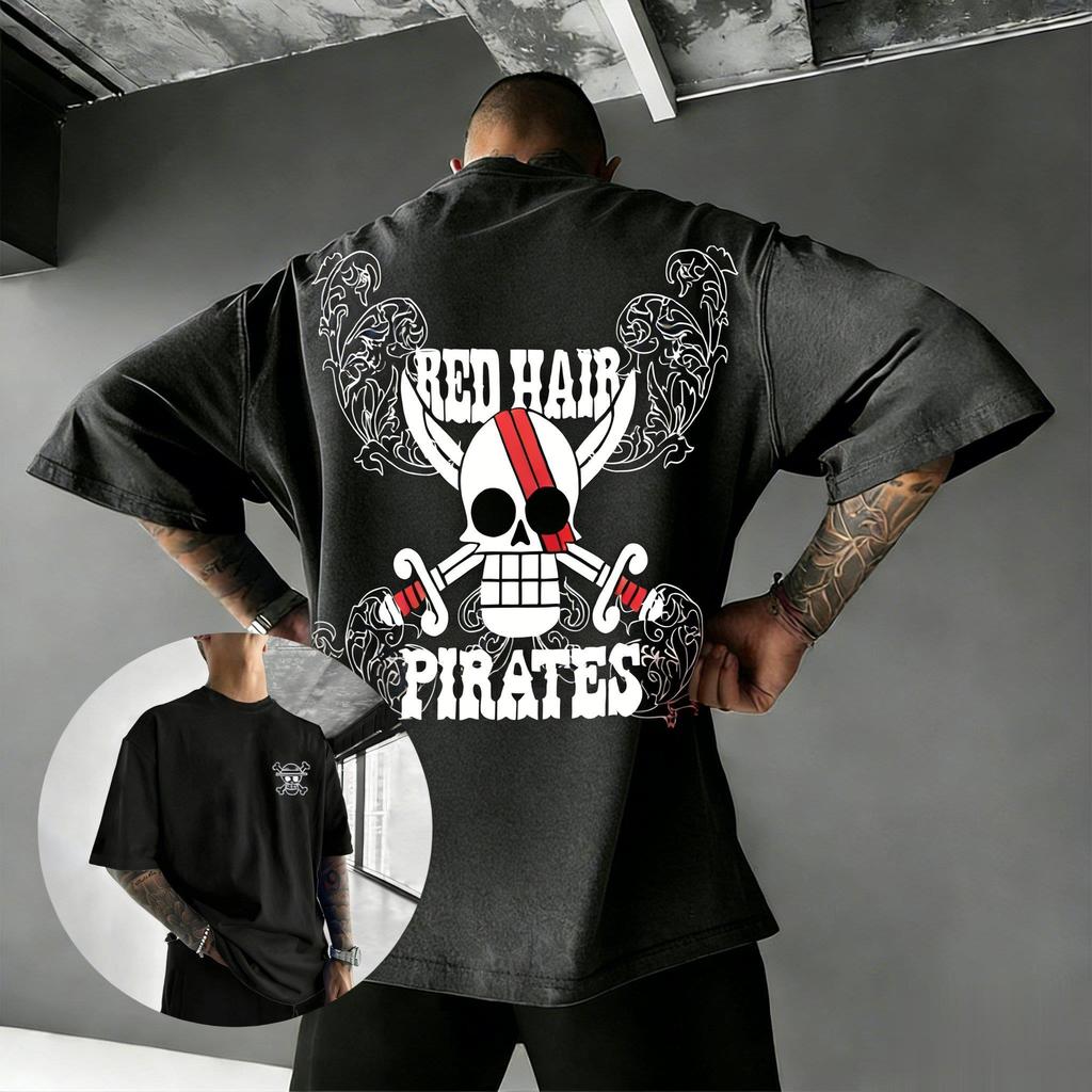 One Piece Anime T Shirt Men Women 2026 Summer Y2k Clothes Cotton Short Sleeve Tops Graphic Tee Casual Streetwear Skull Print
