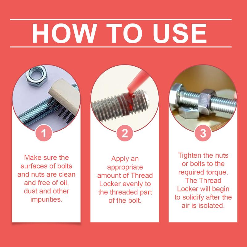 High Strength Metal Screw Thread Lock Sealant Anaerobic Adhesive for Household and Industrial Secure Fastening Tasks