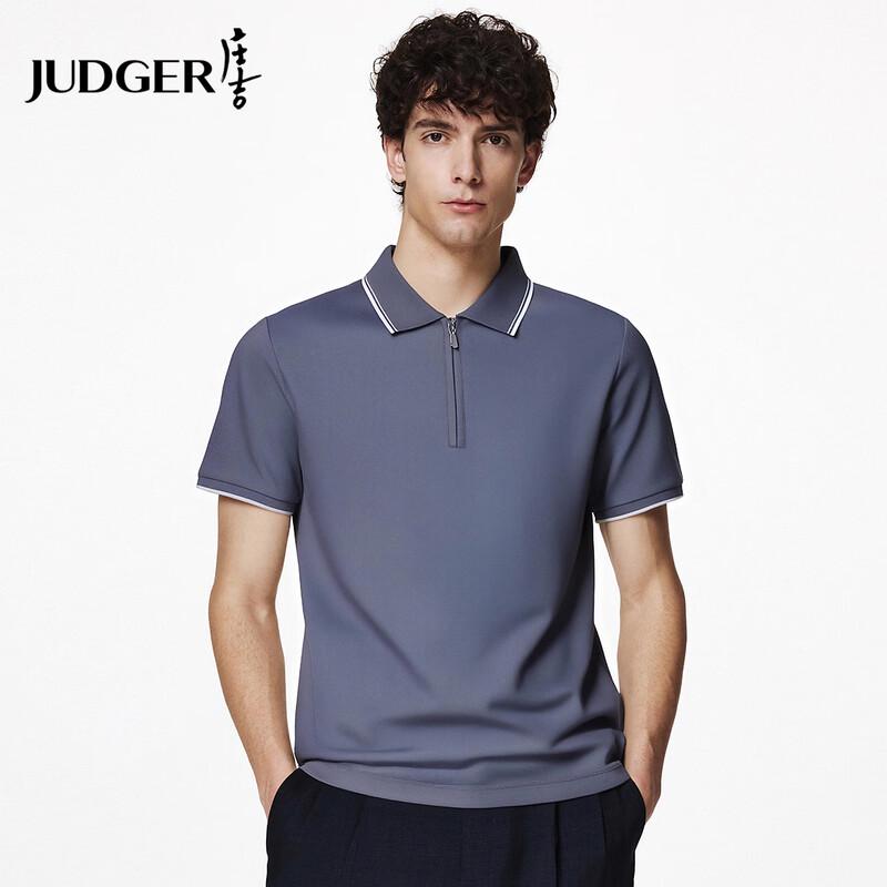 Men's 100% Cotton Half-Zip Polo T-Shirt
