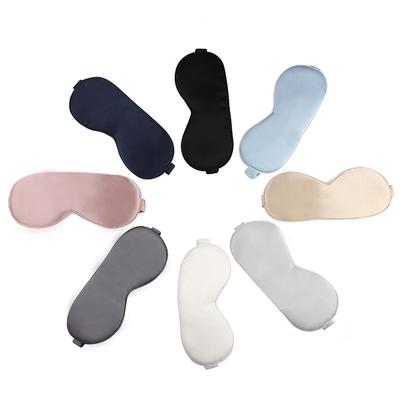 Real Silk 3D Stereoscopic Eye Mask  Mulberry Silk Shading Non Pressure Eye Elastic Band Sleep Travel Eye Mas