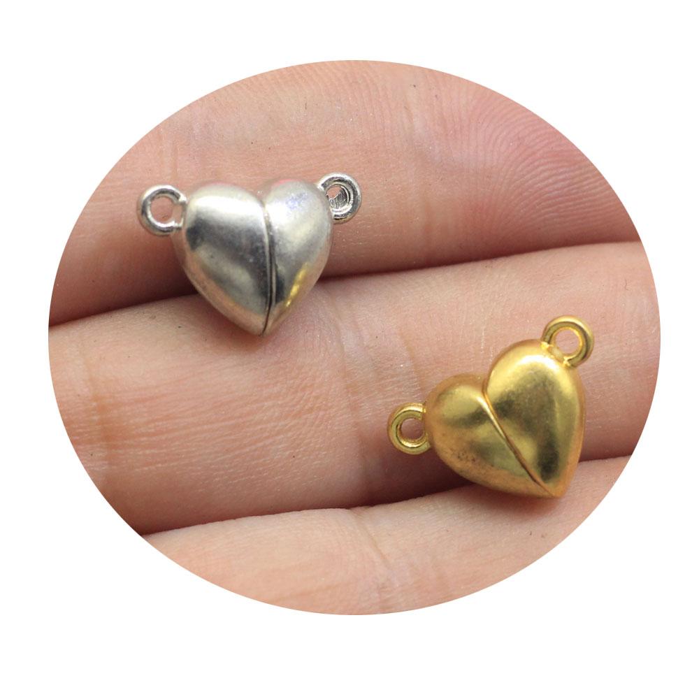 Round Ball Clasp 8mm Colorful Alloy Couple Attraction Ball Clasps for Jewelry Bracelet Clasp Buckle