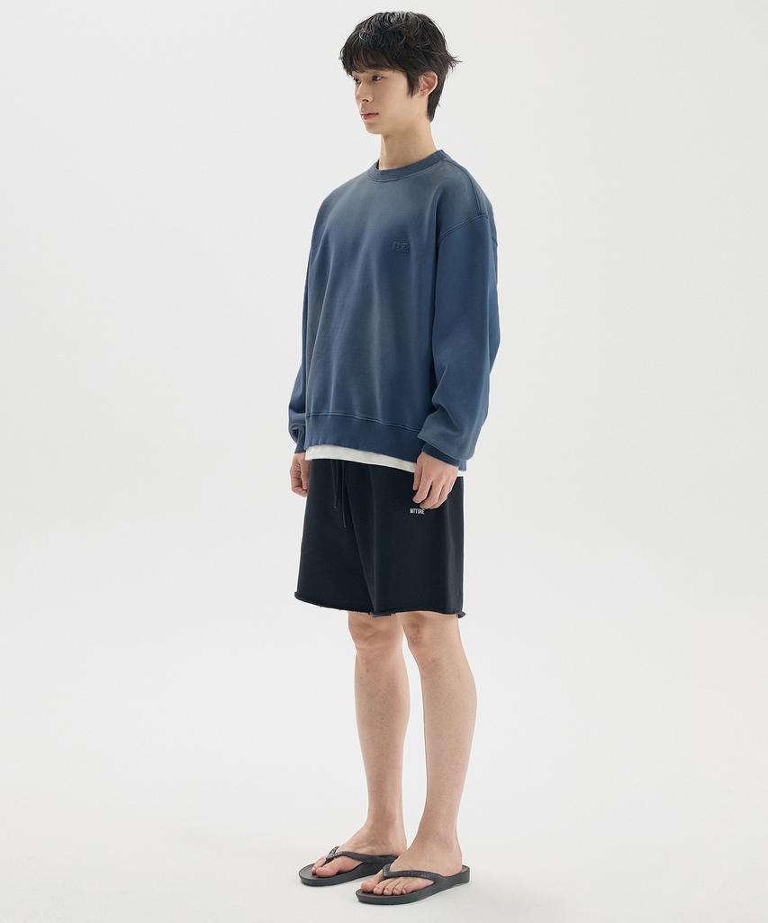 Matile Basic Logo Short Sweat Pants / Black