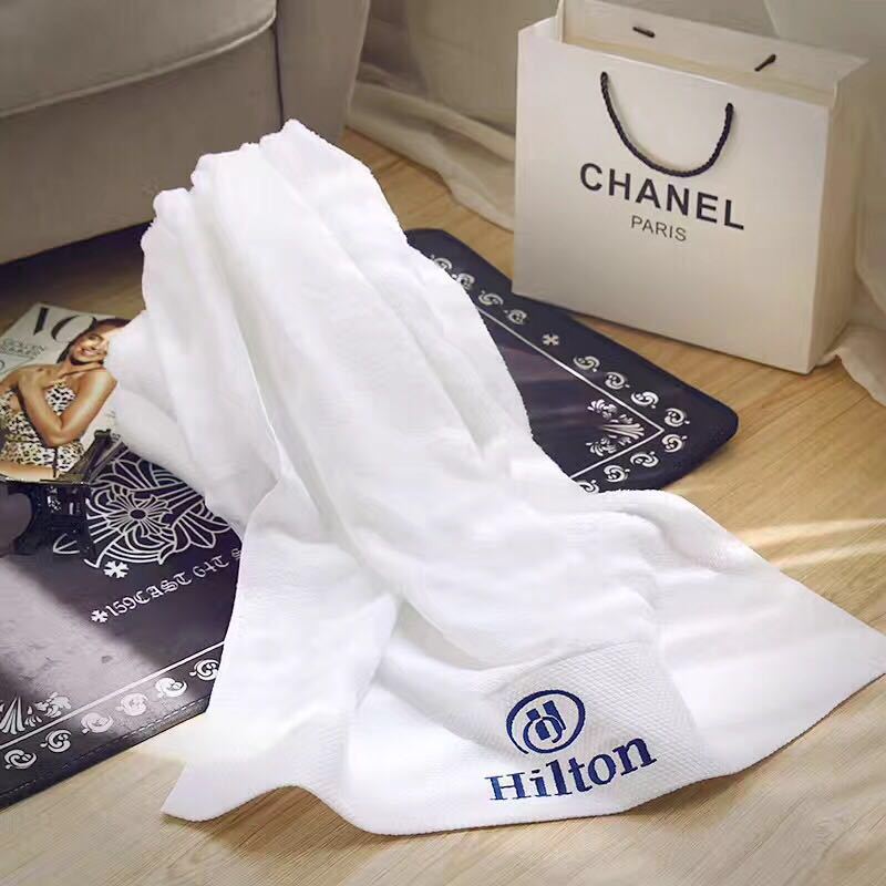 Professional Five-Star Hotel Enlarged Thick Brocade Fabric Cotton Homestay Towel Super Absorbent Super Soft Bath Towel