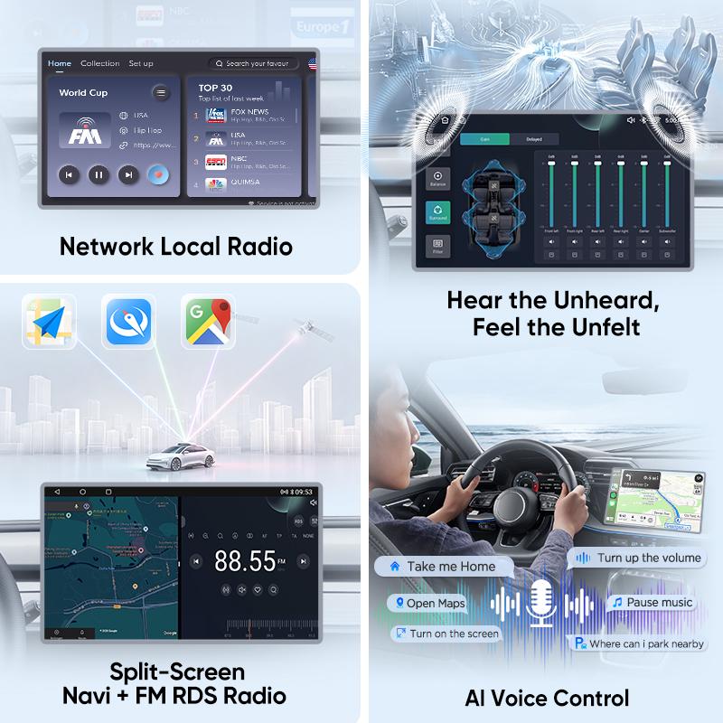 Junsun Android 15 Car Intelligent Systems For Mitsubishi Pajero Sport 2 2008-2016 L200 4 Triton 2006-2015 AI Wireless CarPlay