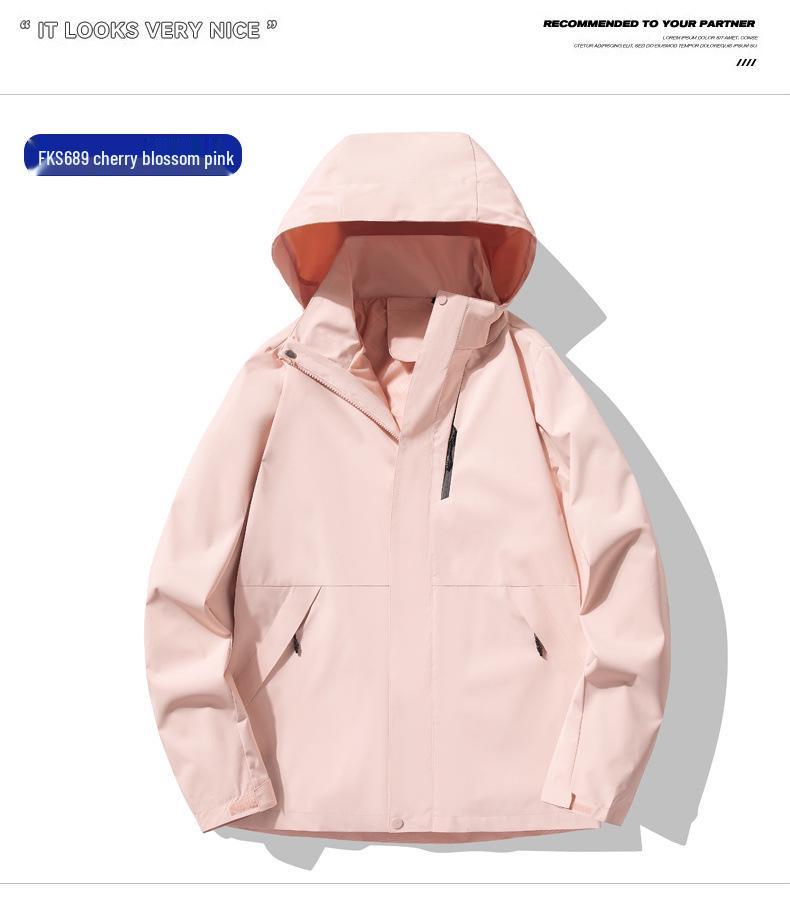 Herren- und Paarkombi 25 Jahre Frühling/Herbst Outdoor-Sport Winddicht Wasserdicht Atmungsaktiv Bergsteigerjacke
