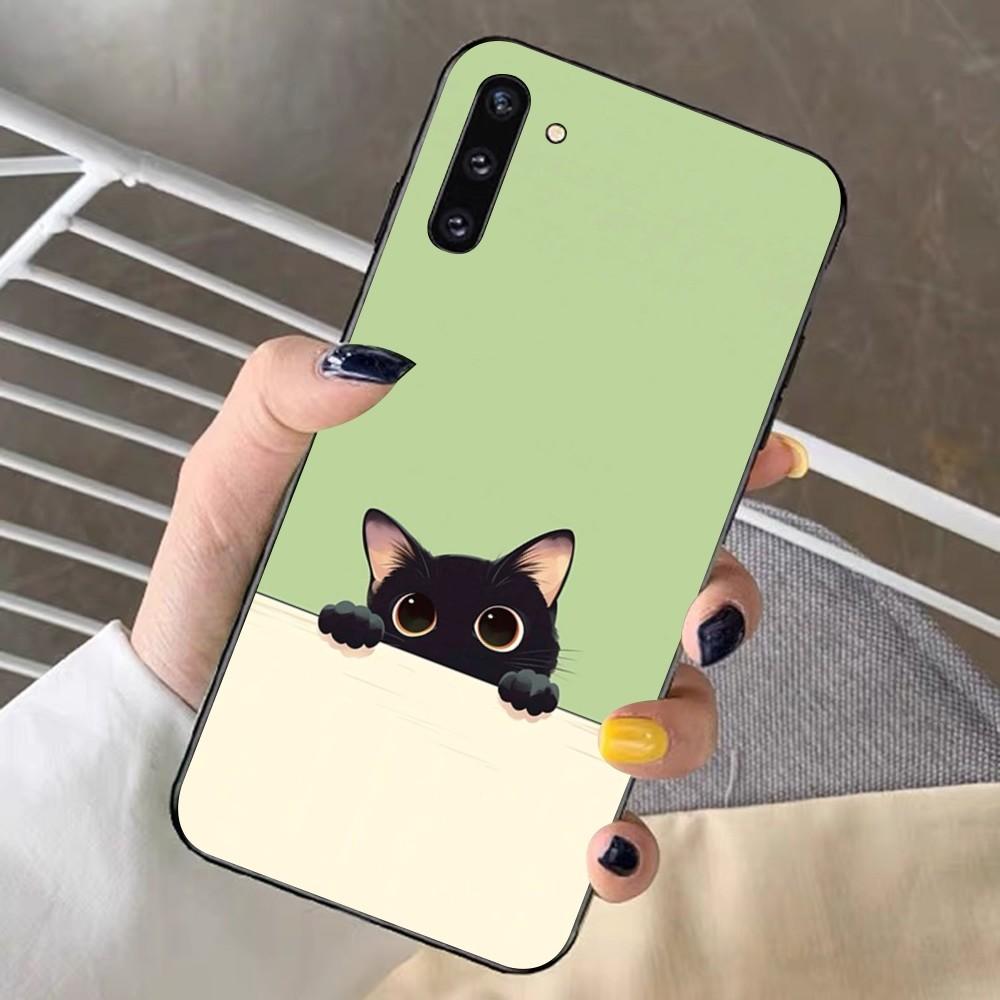 

Cartoon Cat Phone Case For Redmi Note 4 X 5 A 6 7 8 T 9 9S 10 11 11S 11Epro Poco M3 pro Redmi Note 5