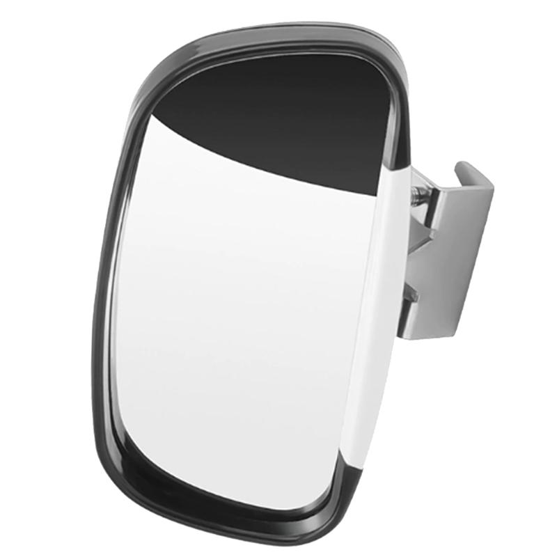 Ac29-Front View Universal Fit Blind Spot Mirror With Convex Lens-Adjustable 360° Mirror For Enhanced Visibility