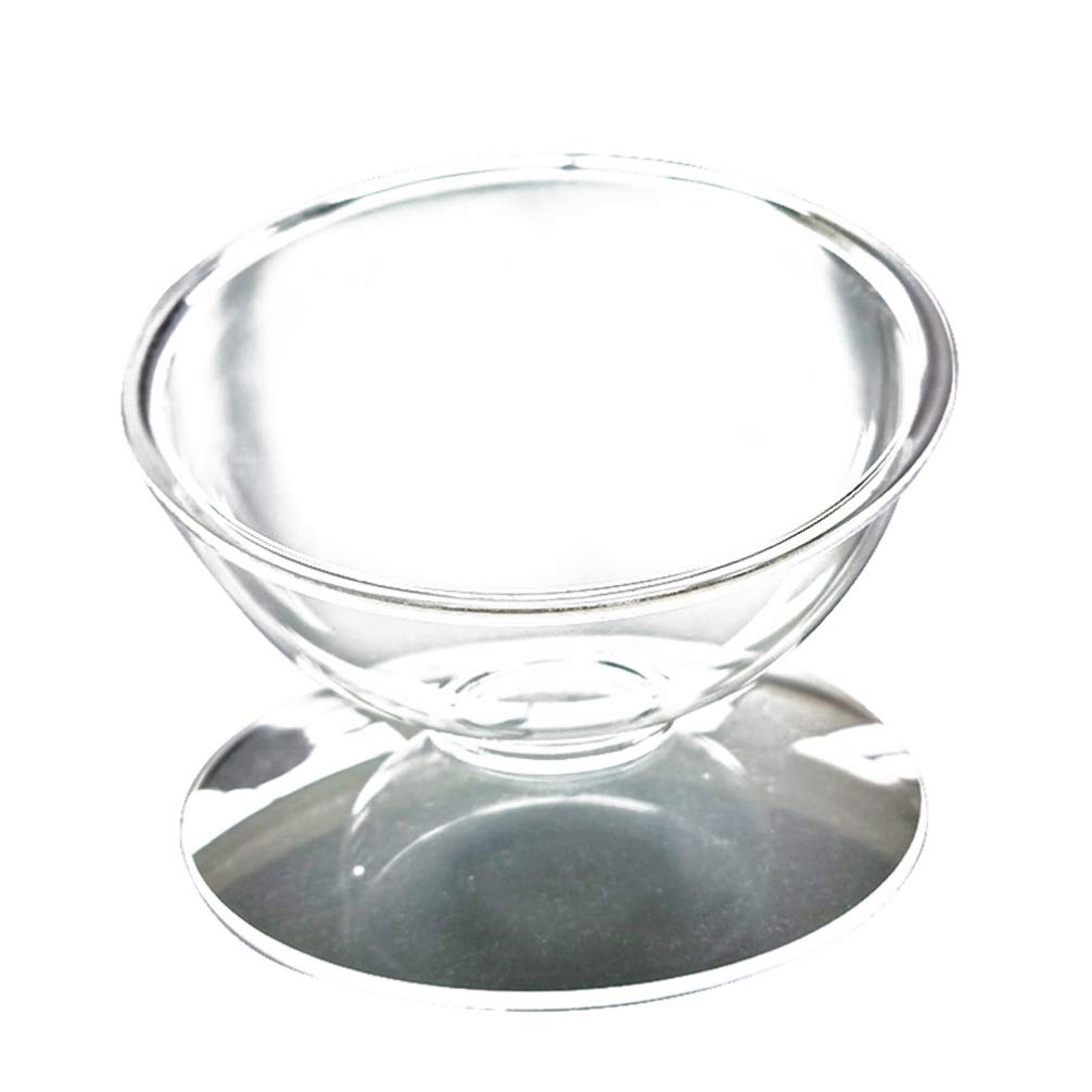 

Миска для собак POPETPOP из акрила, прозрачная приподнятая миска для корма, миска для питья воды для собак, влагозащищенная, для влажного корма, сухого корма и воды, белая