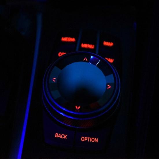 Crystal Silver Car Center Media Knob Trim For BMW 3 Series G20 G21 -2024