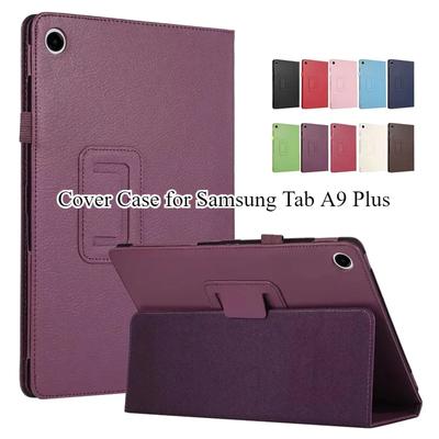 Custodia per Samsung Tab A9 Plus 11" Slim Folding Stand Flip Case in Pelle PU per Samsung Galaxy SM X210 X215 X216 X218