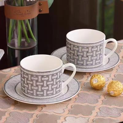 European Retro Light Luxury Ceramic Coffee Cup Home Bone China Cup And Saucer Set English Afternoon Tea Creative Teacup Cup Gift