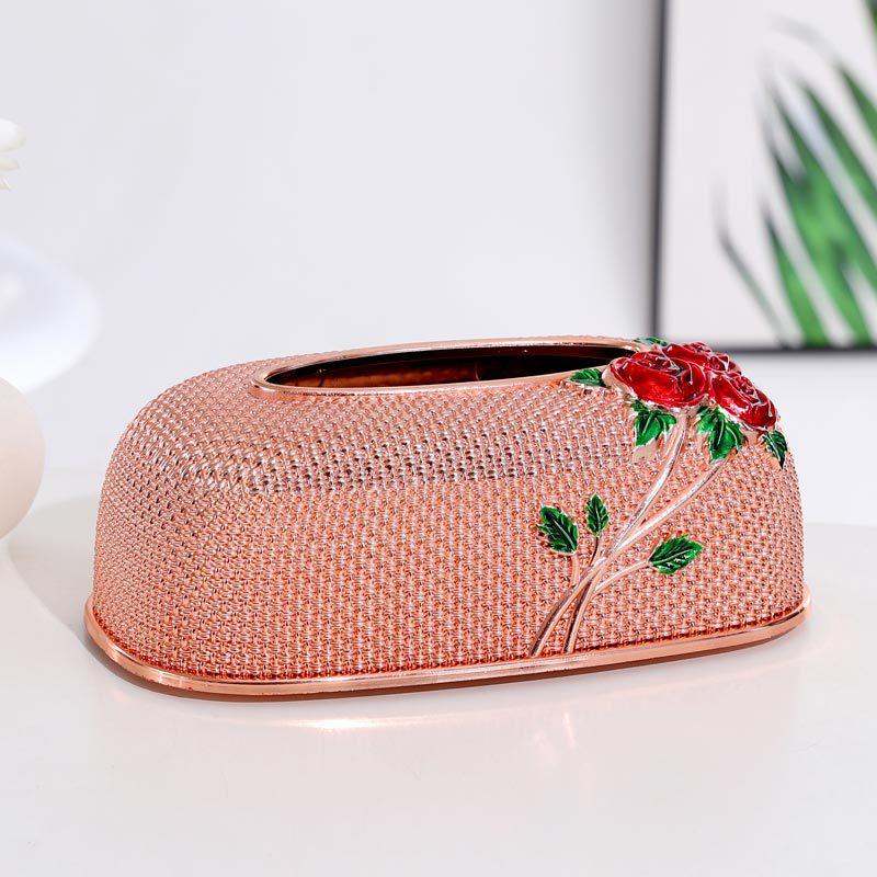 Tissue Box Living Room High-end Light Luxury Luxury Acrylic Waterproof El Office Table Decorations