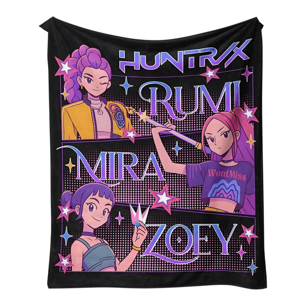 150*130cm Anime Peripheral Printed Warm Blanket