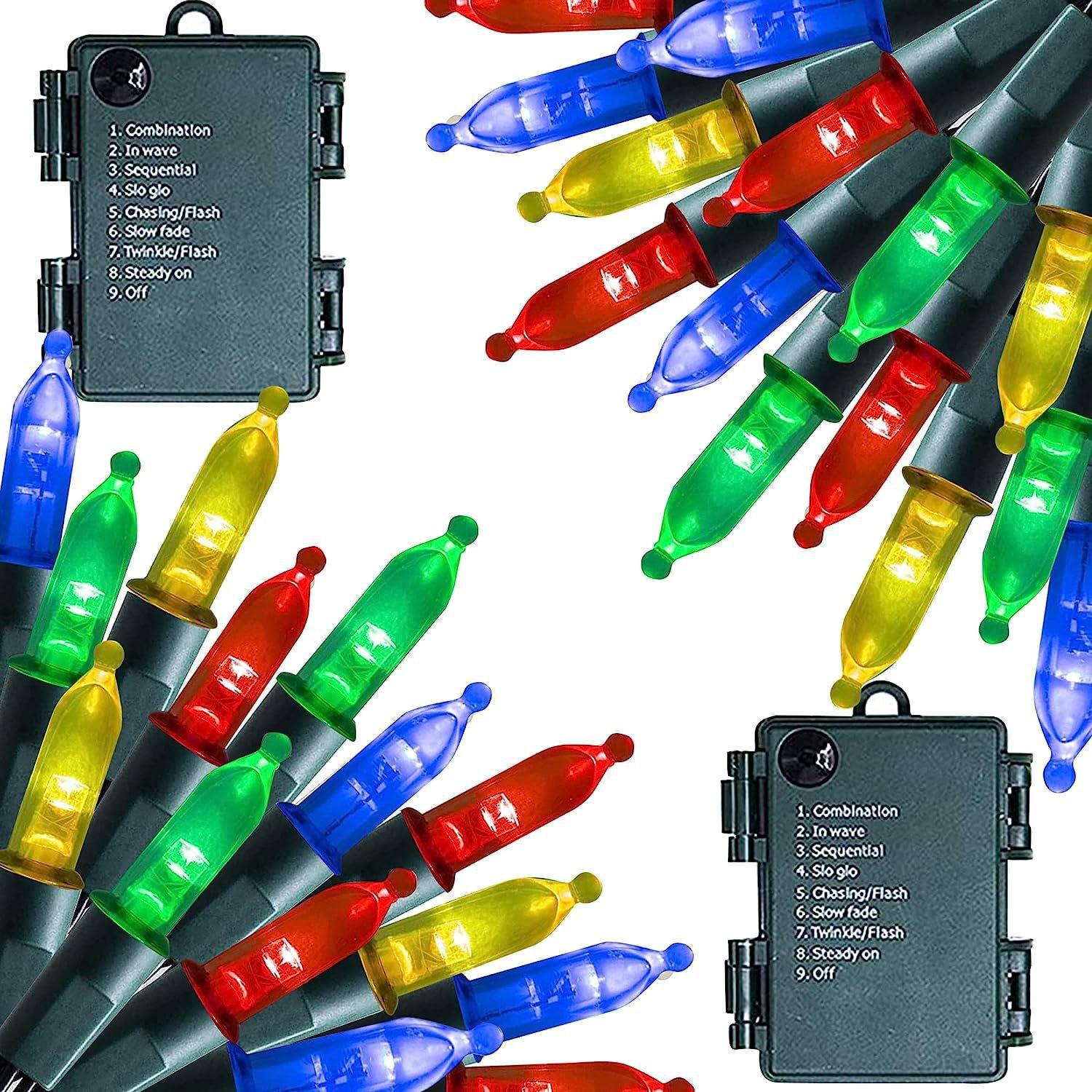 

Lala LED Solar Bubble Christmas Lights - Waterproof, Colorful String for Outdoor Trees & Courtyards Multi-colored