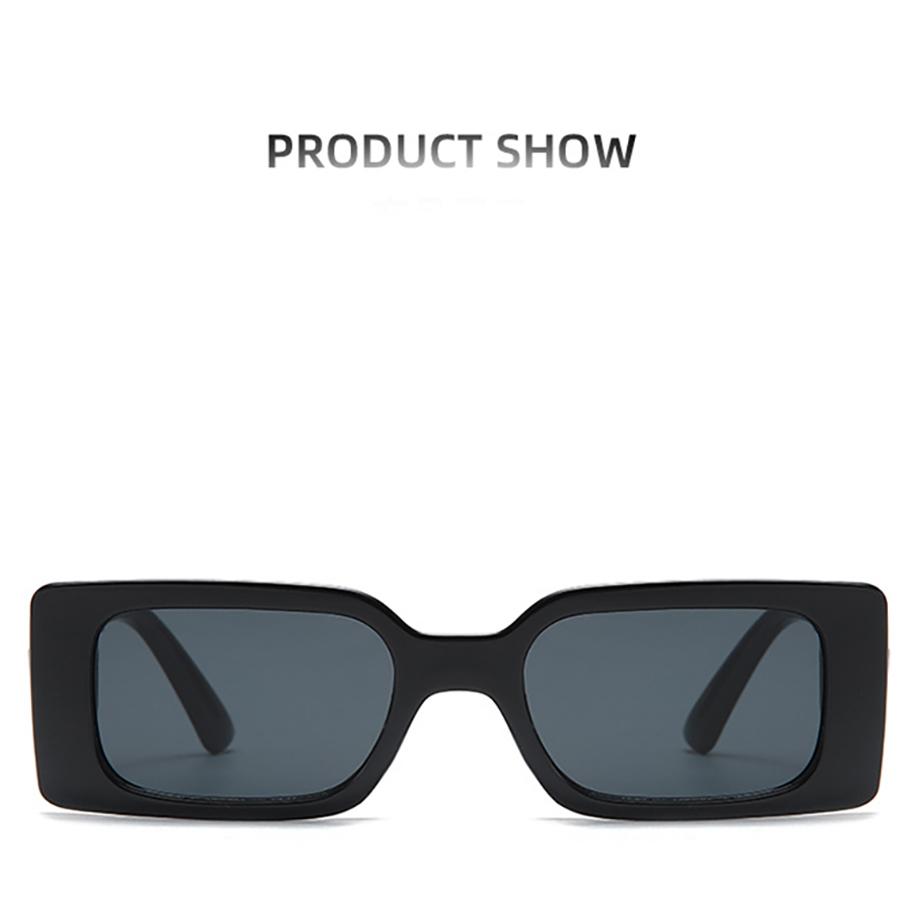 Модные солнцезащитные очки Квадратные солнцезащитные очки Неполяризованные модный — фото 11