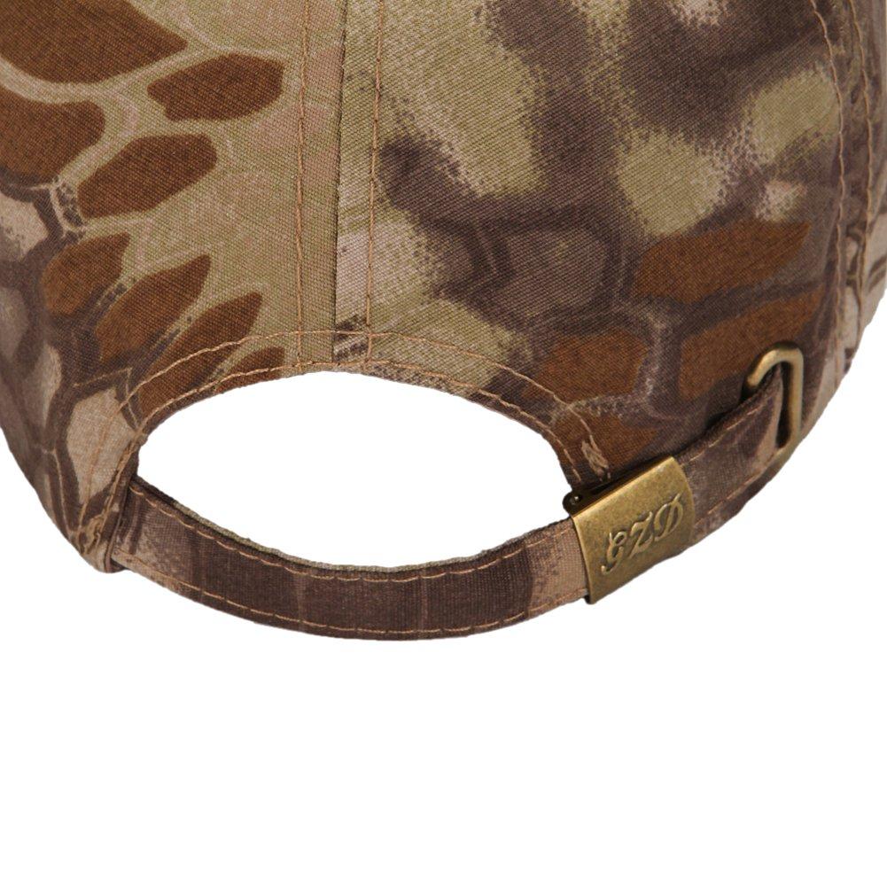 ERIC YIAN Casual Cotton Golf Cap for Men and Women (Khaki)