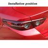For Mazda 3 Mazda3 Axela M3     Car Body ABS Chrome Cover Trim Back Rear Tail Light Lamp Frame Stick Eyebrow