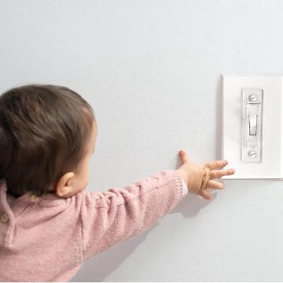 Protector de Interruptor de Pared para el Hogar a Prueba de Niños Cubierta de Interruptor de Luz Accidental Funda de Interruptor de Seguridad