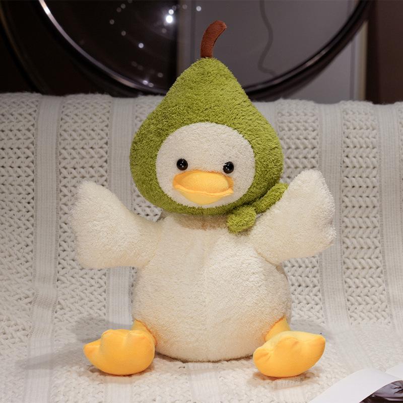Cute Cute Funny Duck Pear Doll Cute Little Duck Plush Toy Doll Children's Pillow Doll Holiday Gift