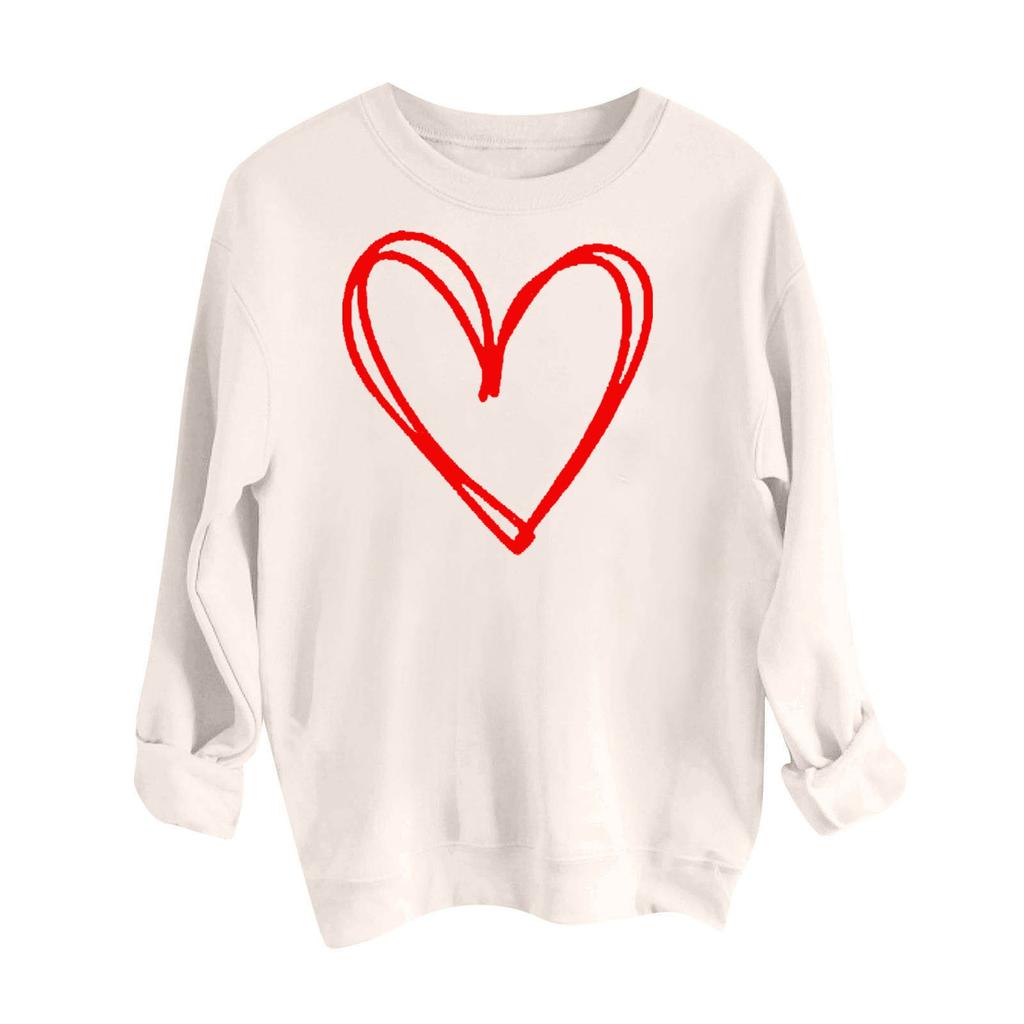 Damska luźna bluza z kapturem z nadrukiem. Casualowa modna bluza sportowa