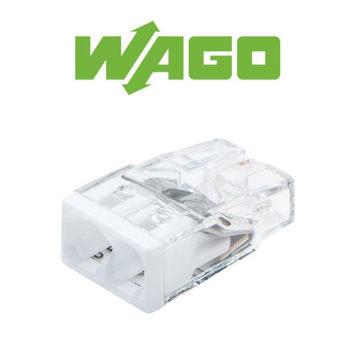 Flacon de 50 mini bornes de connexion automatique 2 entrées S2273