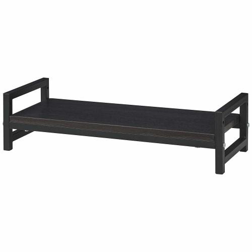 Nakabayashi Desktop Rack Desktop Stand 640 x 250mm Dark Wood Grain AMK-6425-DM