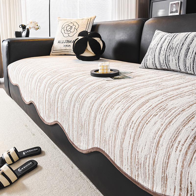 Light Luxury High-End Special-Shaped Sofa Cushion  New Four-Season Universal Seat Cushion Non-Slip Leather Sofa Cover Cover Cloth