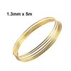 1-100m Brass Wire Metal Wire Soft Brass Round Wire Ultra-Fine Copper Wire Bare Wire 0.1 0.15 0.2 0.3 0.4 0.5 1.0~3mm