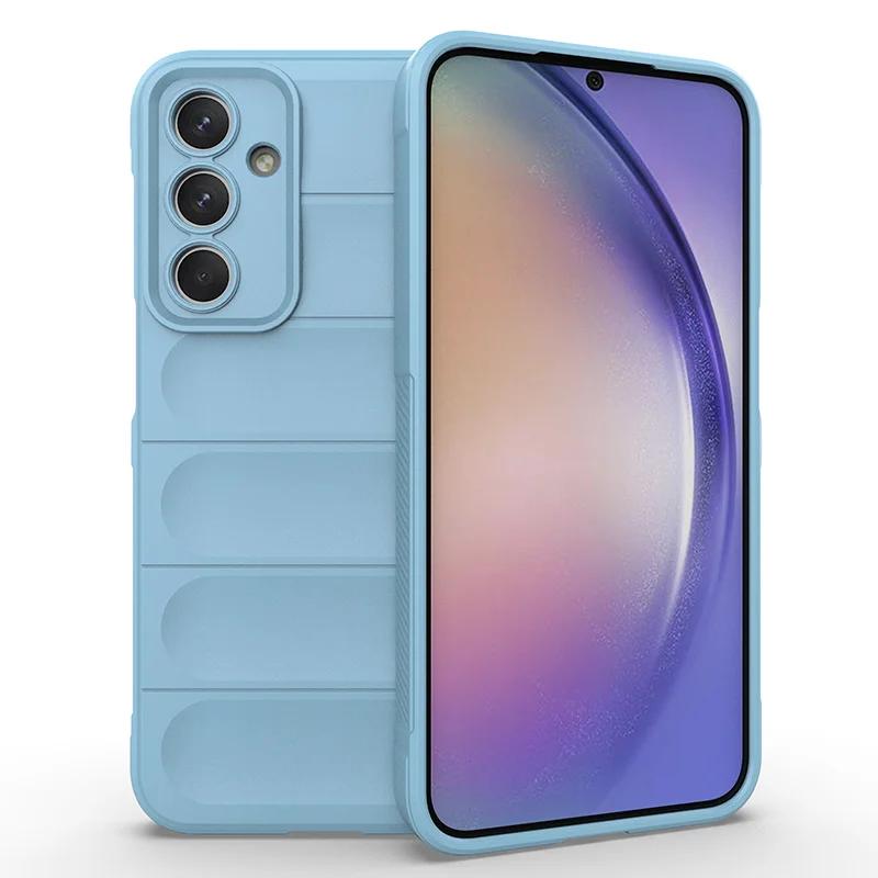 Skin Feeling Flexible Silicone Case for Samsung Galaxy A56 A36 A26 A16 5G Cover Shockproof Fundas Coque