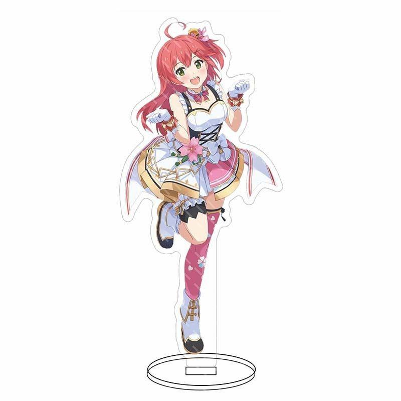 Hololive Vtuber Acrylic Stand Adorable Desktop Decor Featuring Fubuki Okayu Ayame Subaru Matsuri