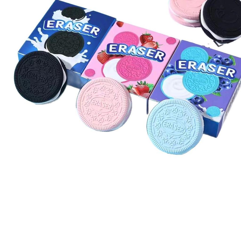 Cookie-Shaped Fun Eraser: Cross Stationery's Edible-Looking Toy for Students