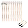 Electroculture Plant Stakes Copper Gardening Antenna Stakes Spiral Copper Wire On Wooden Stakes for Electroculture Plants Fruits Vegetables Growth