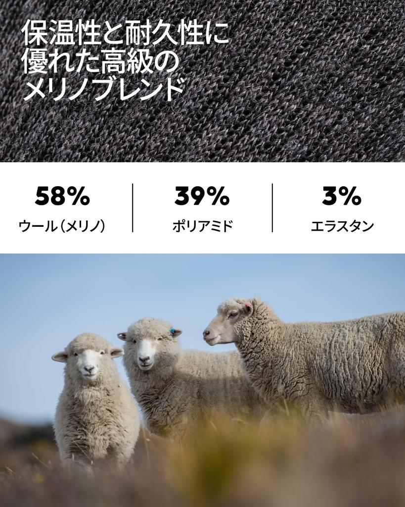 DANISH ENDURANCE Merino Wool Inner Set of Sizes cm Socks, 2, Black, 25.0-28.0