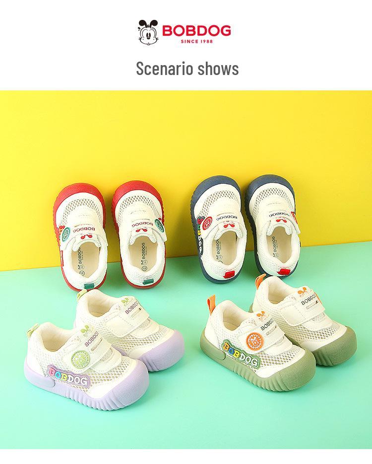 Scarpe Caminatore per Bambini Bobodou - Antiscivolo, Suola Morbida, Rete Traspirante per Neonati e Bambini Piccoli (1-3 Anni) - Calzature Estive Casual e Funzionali.