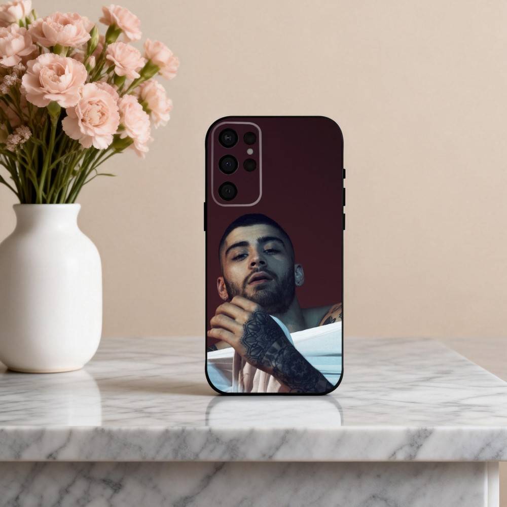 Singer Z-Zayn Malik Phone Case For Samsung S25,24,23,22,30,21,10,9,Ultra,Plus,Lite,FE,4,5 G Soft Black Case