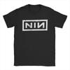 NIN Retro Logo T Shirts Daily Harajuku Streetwear Cotton Funny Short Sleeve Vintage Leisure Men Women Amusing Summer Unisex Tops