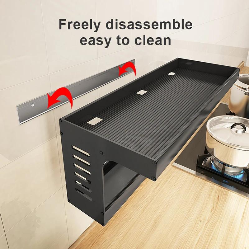 Kitchen 2-layer Shelves Seasoning Bottles Rack Utensils Household Complete Collection Storage Organizer Kitchenware Shelf Holder