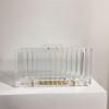 New Design Transparent Acrylic Evening Bag Women Clear Purse Chain Shoulder Crossbody Clutch Luxury Brand Wedding Party Handbags