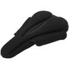 Bike Seat Cover Sponge Silicone Bicycle AntiSlip Hollow Saddle Padded Cushion Black(S )